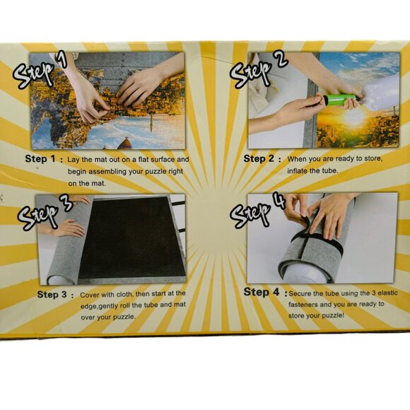 Puzzle Pad With Storage Bag For Easy Puzzle Management - Picture 4 of 6
